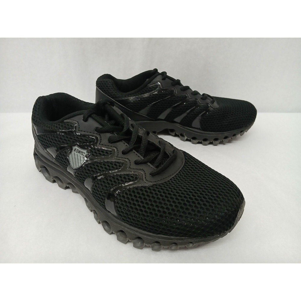 K-Swiss Women's Tubes Comfort 200 Running Shoes 97112-011-W‎ Black Sz 8 WIDE